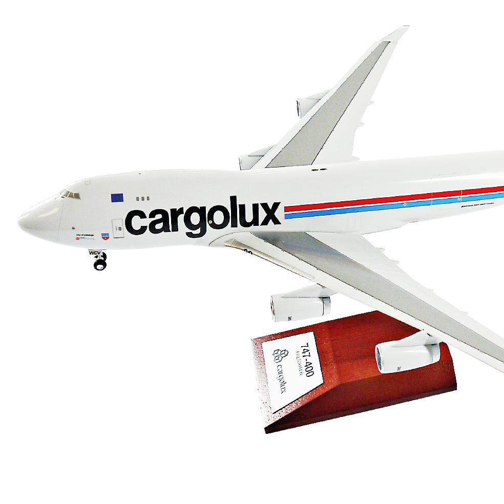 Flugzeugmodell mit dem Logo von cargolux