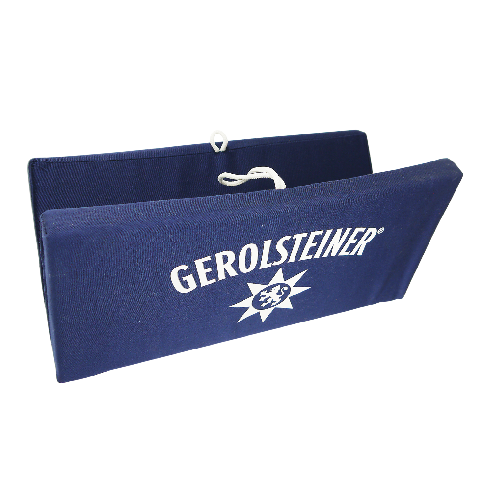Sitzkissen mit dem Logo von Gerolstein