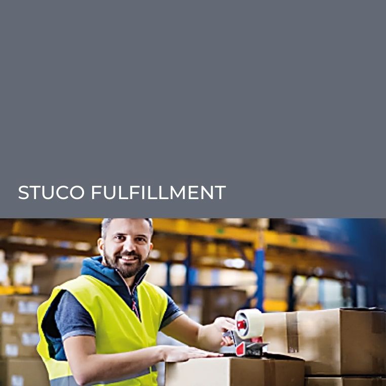 Ein Call to Action Button der den Nutzer in den Bereich STUCO Fulfillment springen lässt.