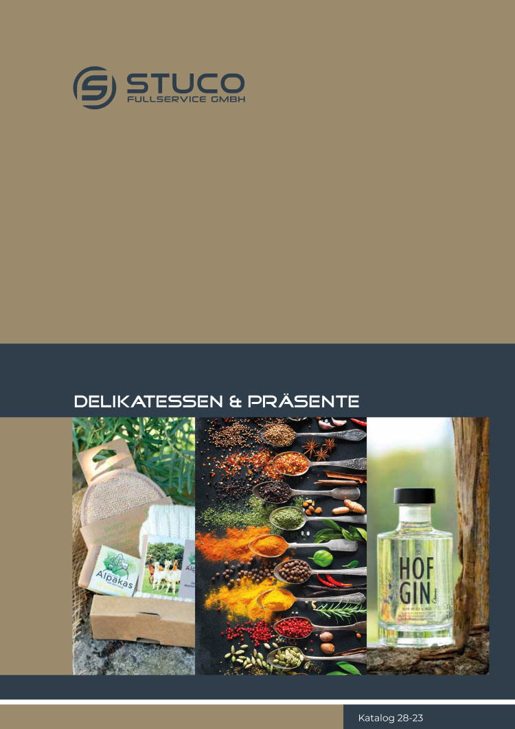 Werbeartikel Katalog für Delikatessen & Präsente_Deckblatt