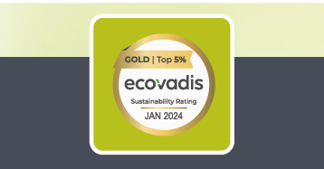 Logo für Ecovadis Auszeichnung