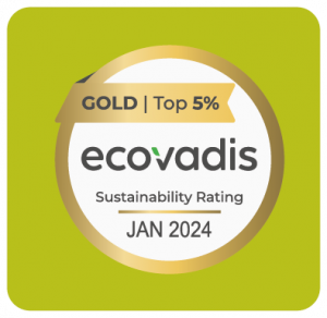 Logo EcoVadis Auszeichnung Gold