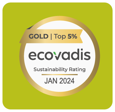 Logo EcoVadis Auszeichnung Gold