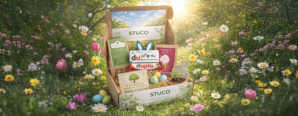 Ostergeschenkbox mit Werbeartikel