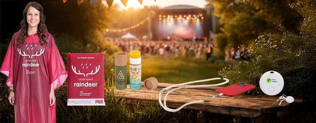 Collage Festivalwerbeartikel