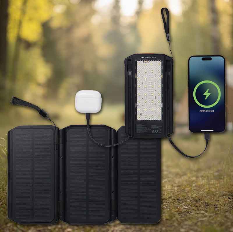 Outdoor Werbeartikel Solar Powerbank