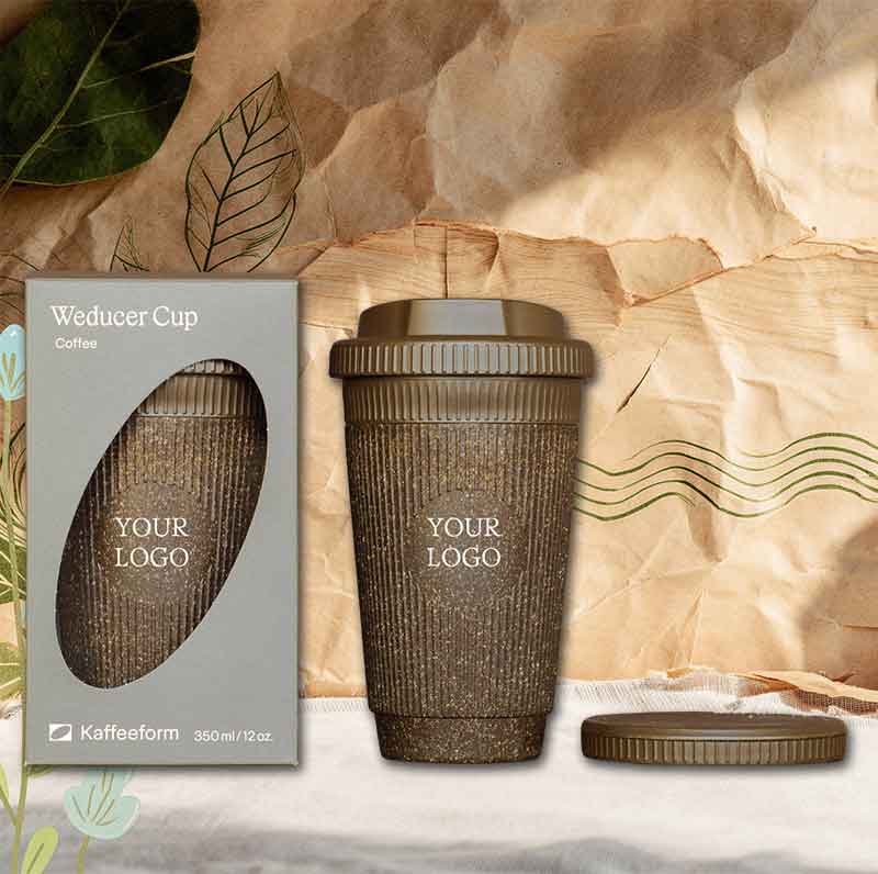 Coffee to go Becher aus Kaffeesatz