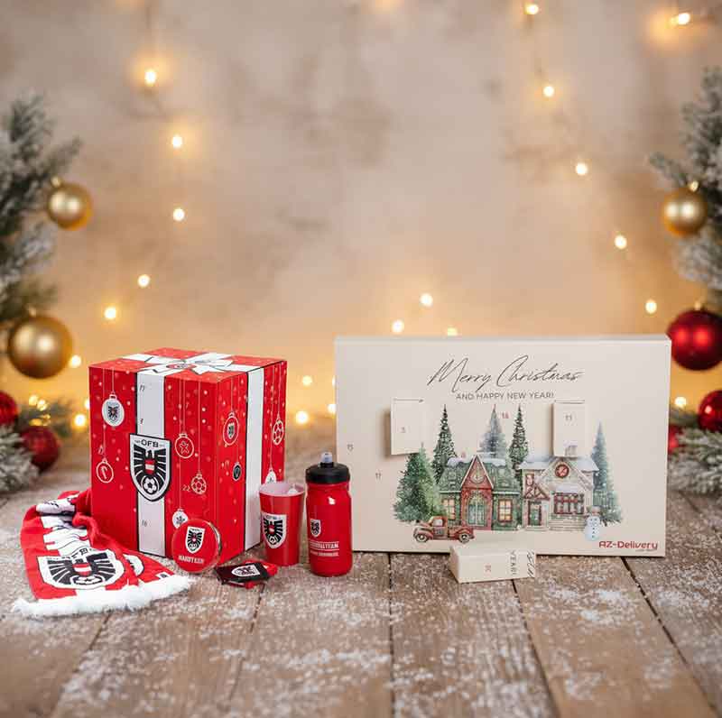 Adventskalender als Werbeartikel Individueller 3D Adventskalender