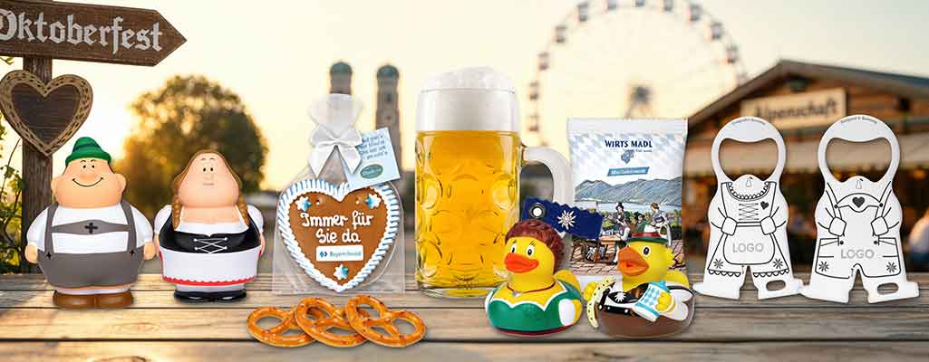Oktoberfest Werbeartikel Collage