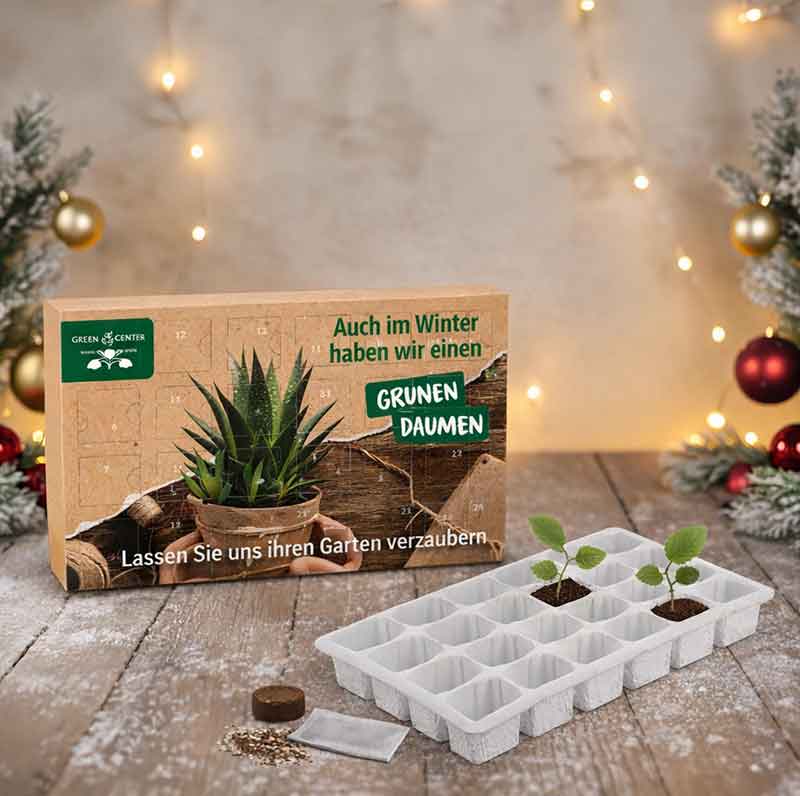 Adventskalender als Werbeartikel Saatgut Adventskalender