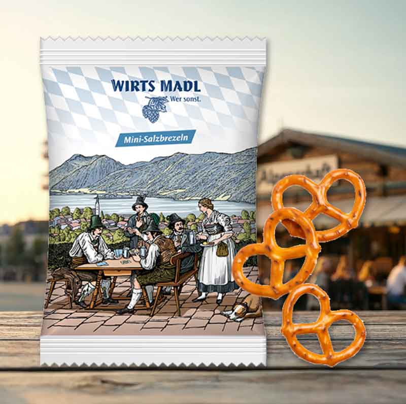 Oktoberfest Werbeartikel Salzbretzeln