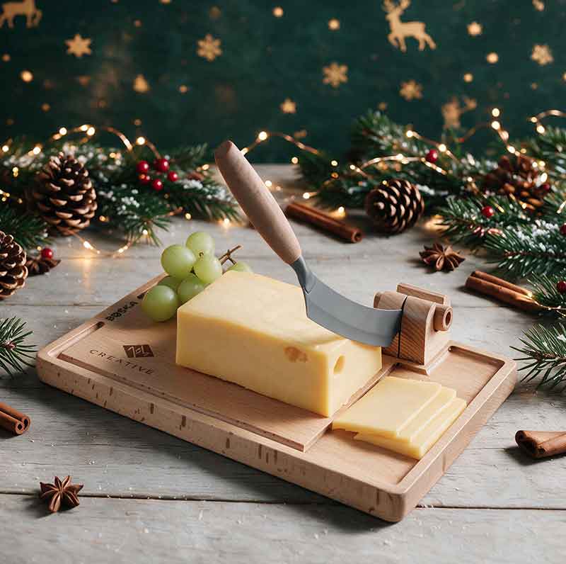 Weihnachten Werbeartikel Käsebrettchen