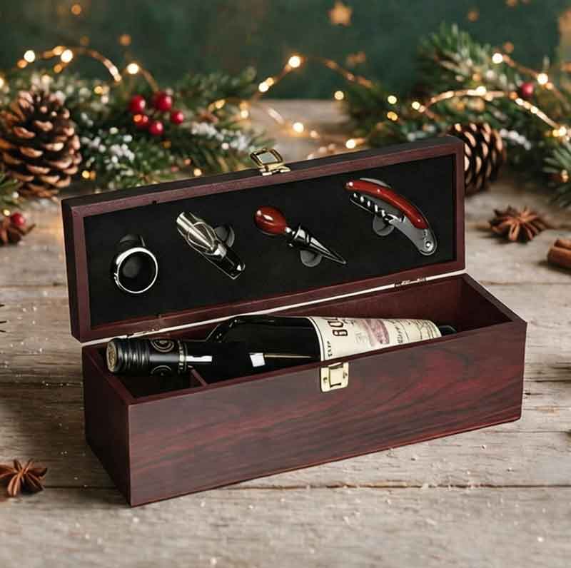 Weihnachten Werbeartikel Weinbox