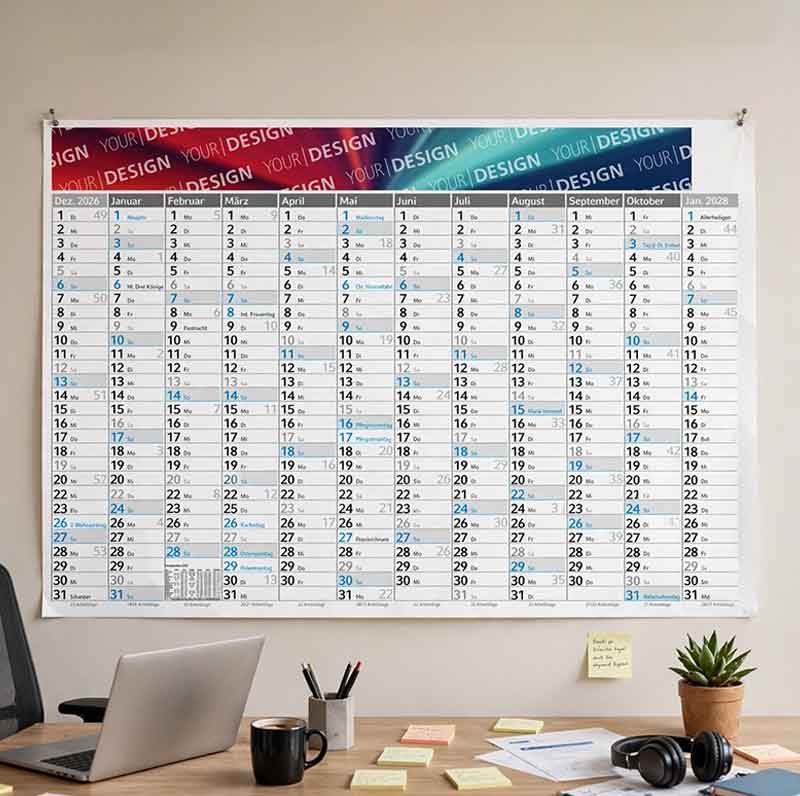 Wandkalender als Werbeartikel