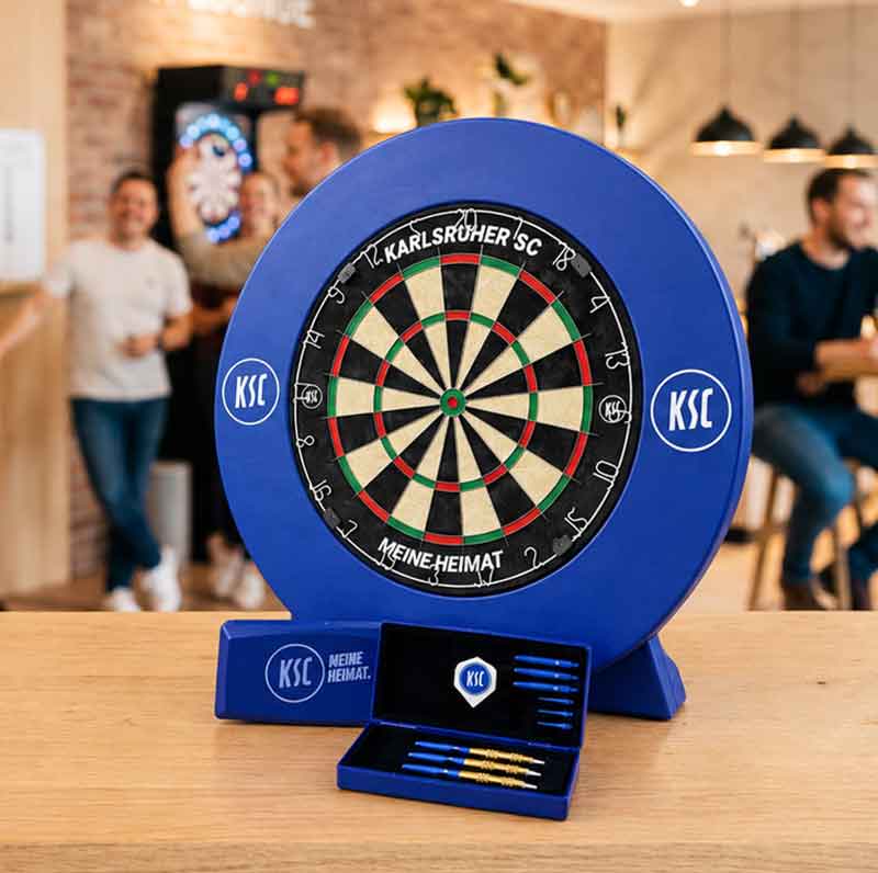 Werbeartikel für Darts WM - Personalisierte Dartsausstattung, Surround, Pfeile, Cases