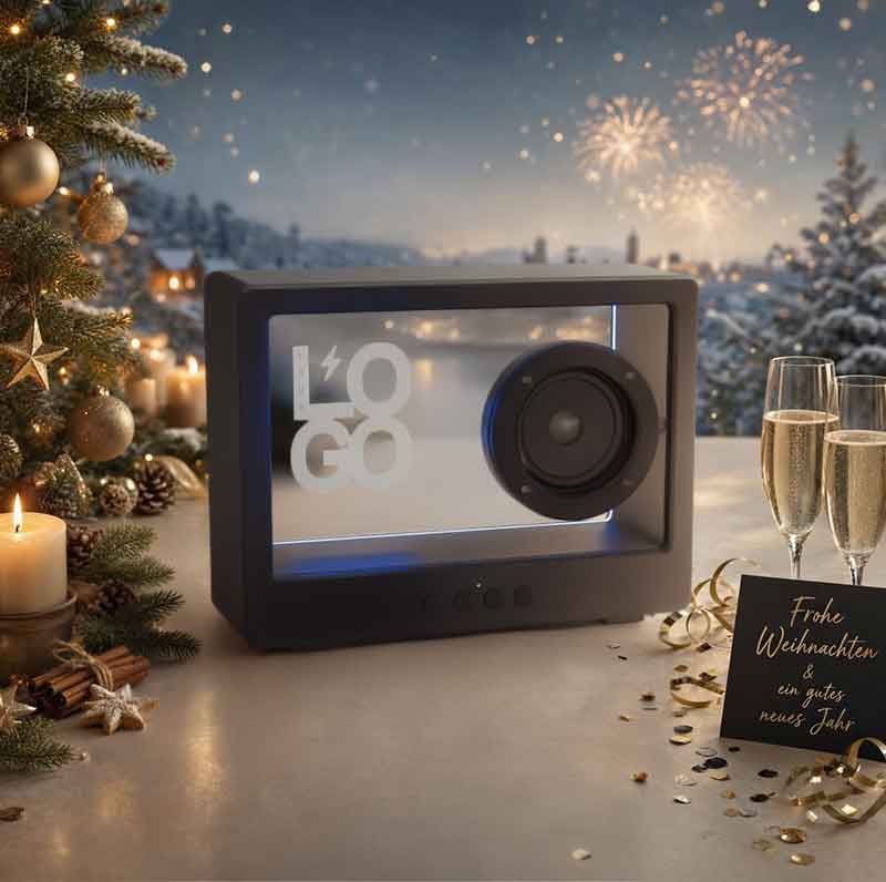 Werbeartikel für Weihnachten und Silvester - Musikbox