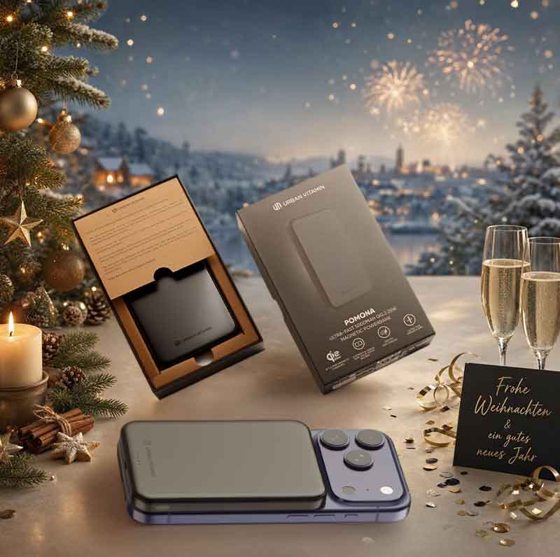 Werbeartikel für Weihnachten und Silvester - Powerbank